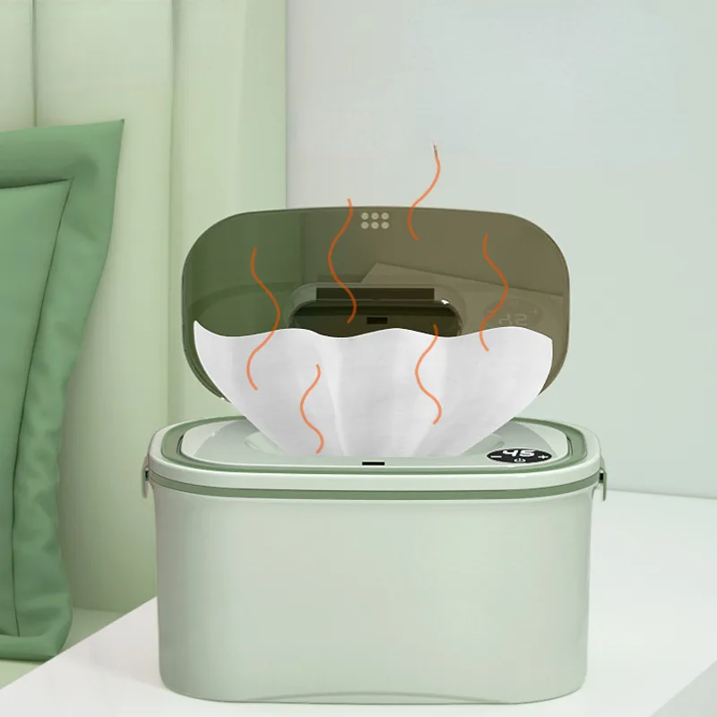 Baby Tissue Boxes with Intelligent Heating Energy-Saving Wet Wipes Box Convenient Storage Holder for Wipes