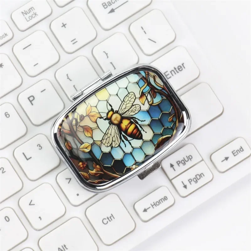 

Travel Cases Lovely Colored Medicine Metal Jwelery Organizers Household Holder Iron Cabinet Small pill container