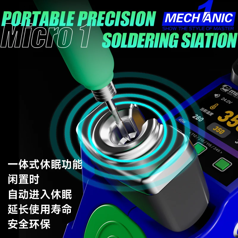 MECHANIE MICRO1 Portable Precision welding Station Precise temperature control Molten tin for Mobile Phone motherboard Repair