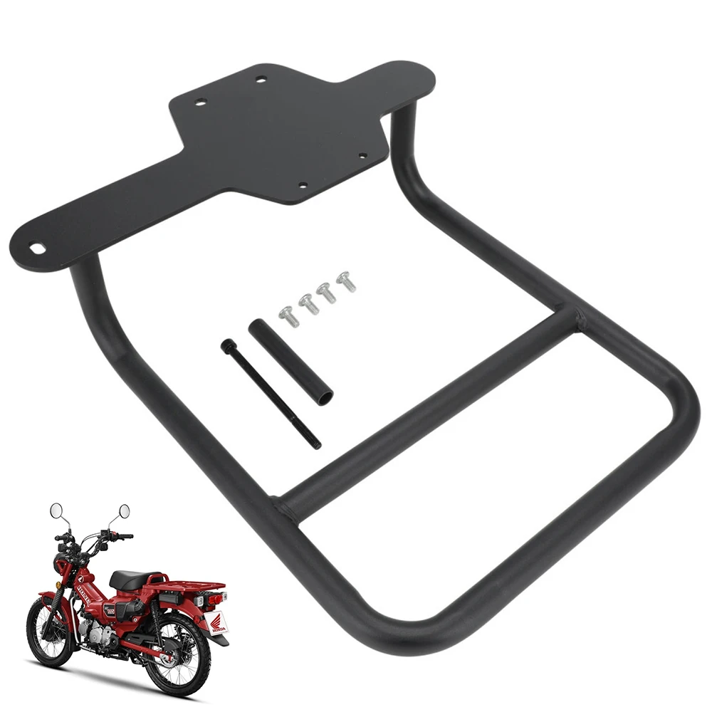 Motorcycle Side Bag Bracket Tail Side Bag Support Edge Frame Rack Accessories For CT125 CT 125 Dirt Pit Bike Trail 125 Iron