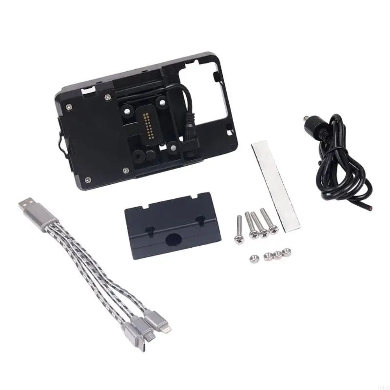 Premium Motorcycle Navigation Mount with Adjustable Ball Joints & Vibration Damping Technology for Motorcycle H9EE