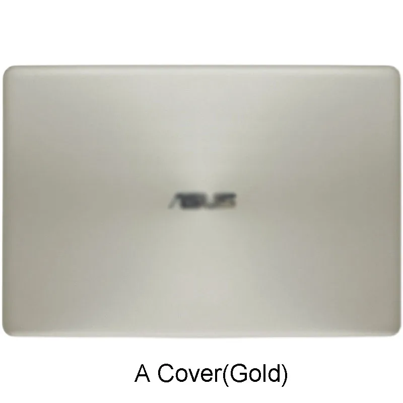 New Laptop LCD Back Cover For ASUS A411U X411U X411UF A411U Front Bezel Hinges Palmrest Bottom Case Hinge Cover A B Case Gold