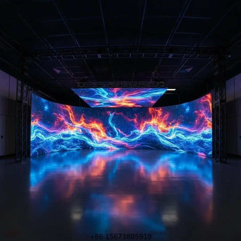 

Светодиодный экран P3.91 P4.81 500*1000 мм для видеостен, выставочных стендов, мероприятий и проката, изогнутый, HD, для крупных рекламных акций