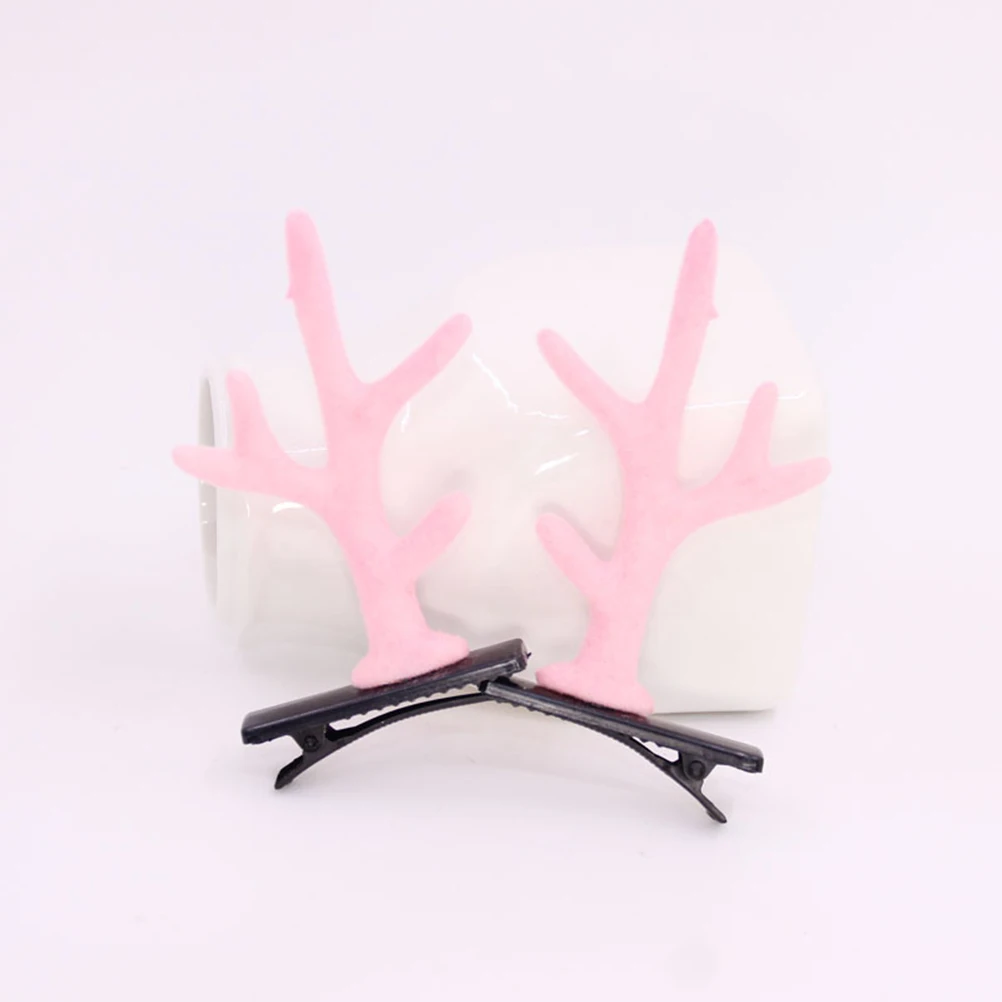 

10pcs Deer Antler Hair Clips Women Barrettes Accessories Small Antlers Fashion Jewels Wedding Party Daily Life Elegant