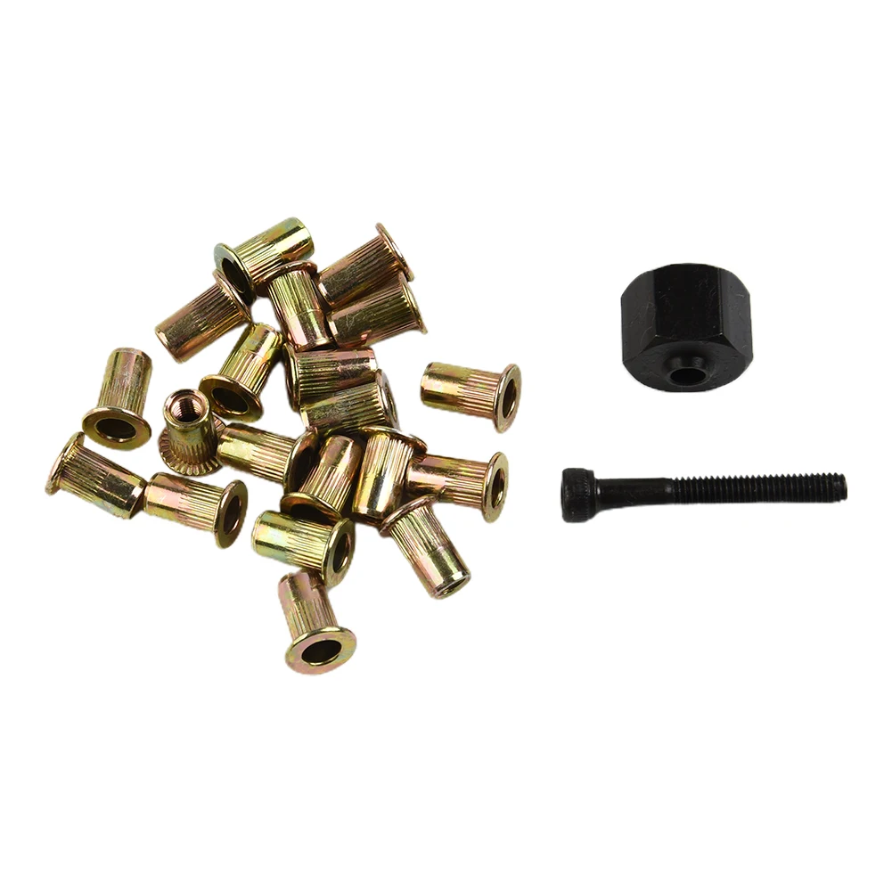 Equipment Hand Rivet Nut Head Nut Head 20pcs 21PCS Belt Business Equipment Hand Head Industrial M3-M12 Nut Rivet