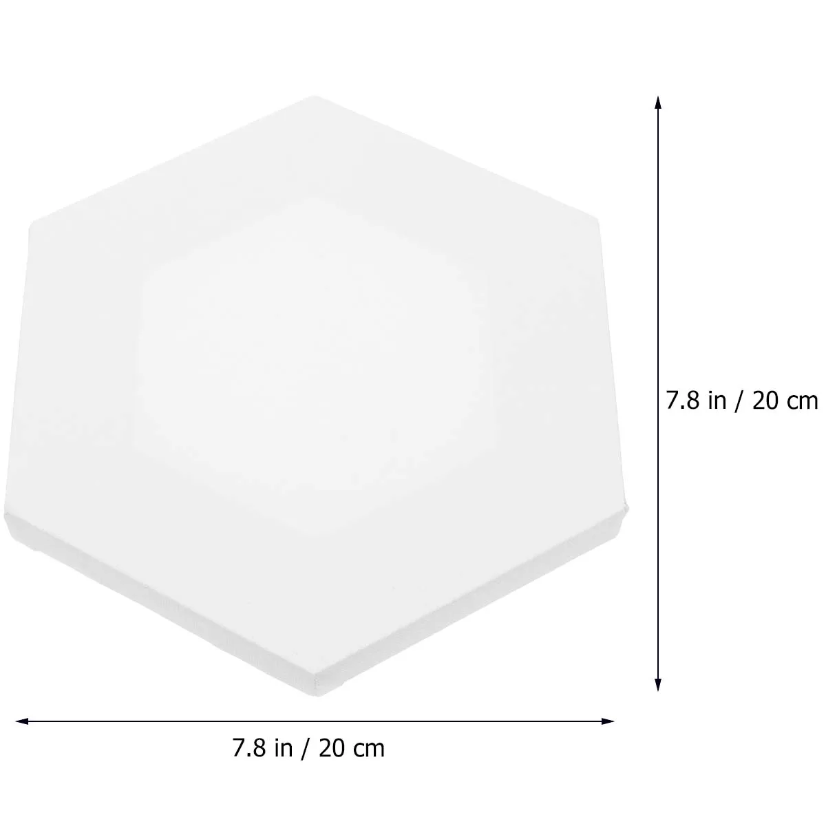 

2pcs Decorative Painting Board Cotton Canvas Panel Oil Acrylics Creative Irregular Drawing Board For Students Hobbyists Hexagon