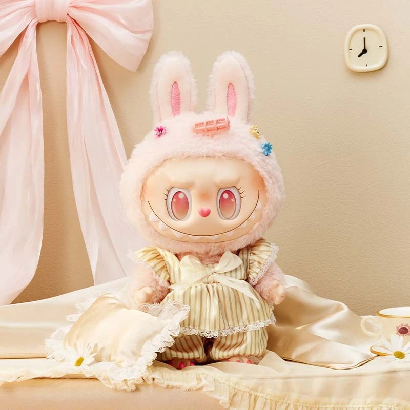 

POP MART MOKOKO Виниловая плюшевая кукла из серии Wake Up Spring: Милая трендовая игрушка с подарочной коробкой