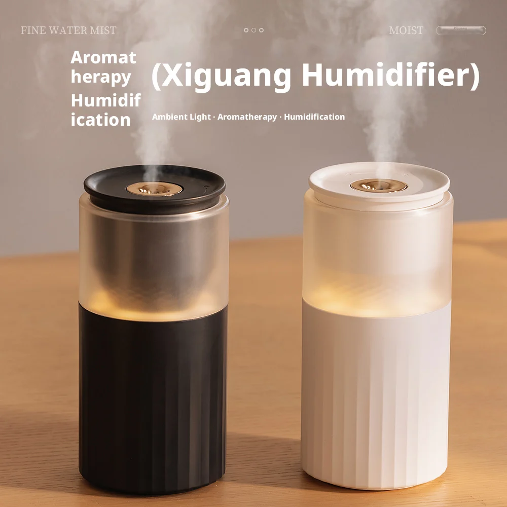 Mini USB Electric Air Humidifier Aroma Diffuser Essential Oil Purifier with Mist Maker Lights for Car Home Bedroom