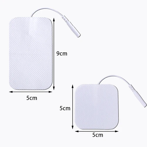Imagen 2 del producto Almohadillas de electrodos TENS para acupuntura, masajeador de fisioterapia, parches de pulso EMS, pegatina Estimulador muscular, 10/20/50/100 Uds.