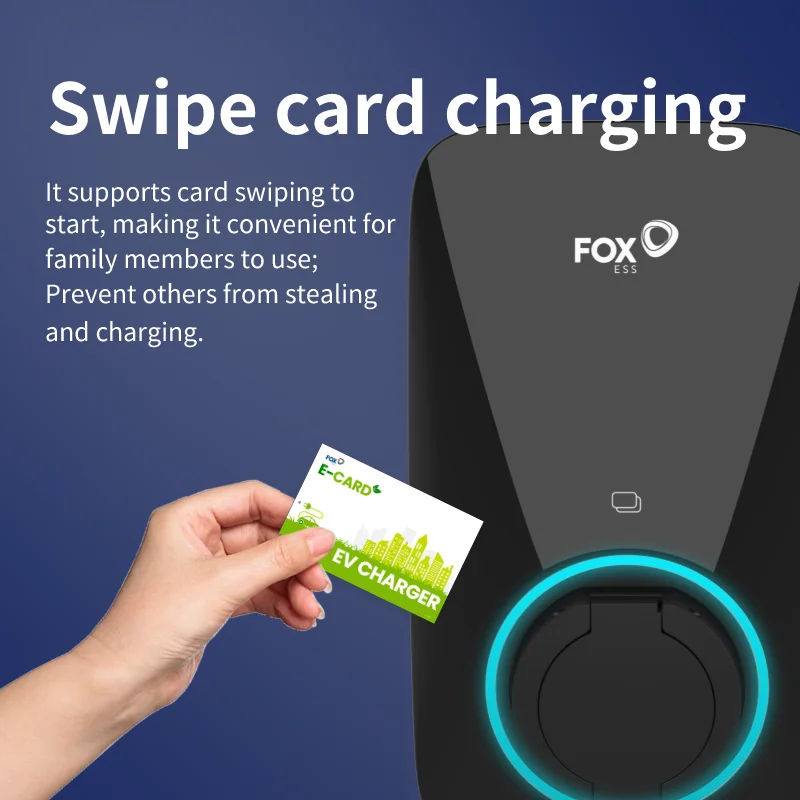 FOXESS 7KW EV Charging Stations EVSE Wall Charger GBT Electric Car Charger And APP Control Electric Vehicle Chargers 32A