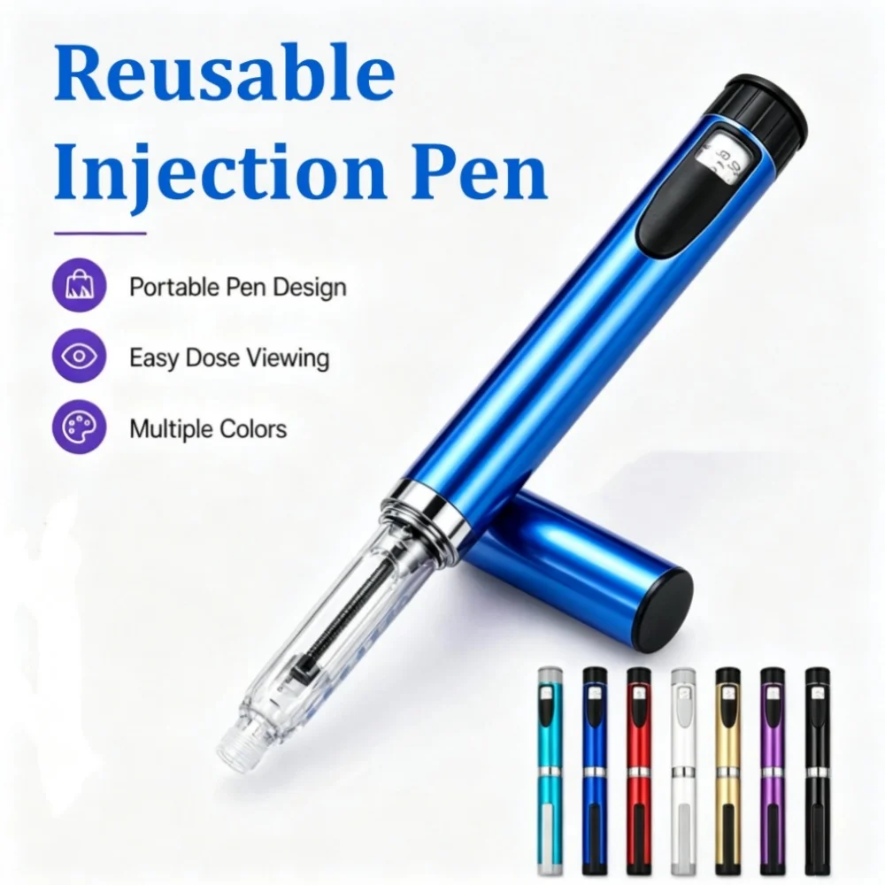 Home Use Frown V3 Reusable Metal Injection Pen 60 IU Injection Pen Empty Pen Without Cartridge Bottle