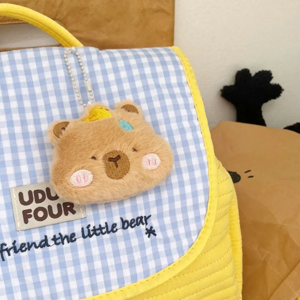 

Simulation Capybara Capybara Plush Pendant Cartoon Cloth Doll Capybara Plush Keyring Soft Cute Capybara Plushie Doll Unisex