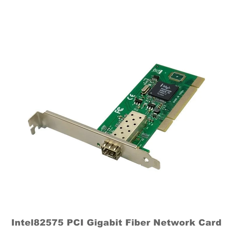 

PCI to Ethernet 1G Gigabit Optical Fiber Network Card 1000Mbps SFP Port Network Adapter For Intel 82545 Desktop PC Linux