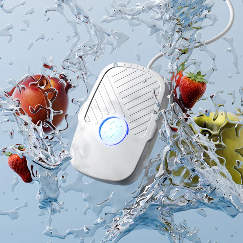 Portable Fruit and Vegetable Cleaning Machine Mini Home Ultrasonic High Frequency Cleaning USB Multifunctional Kitchen Cleaning