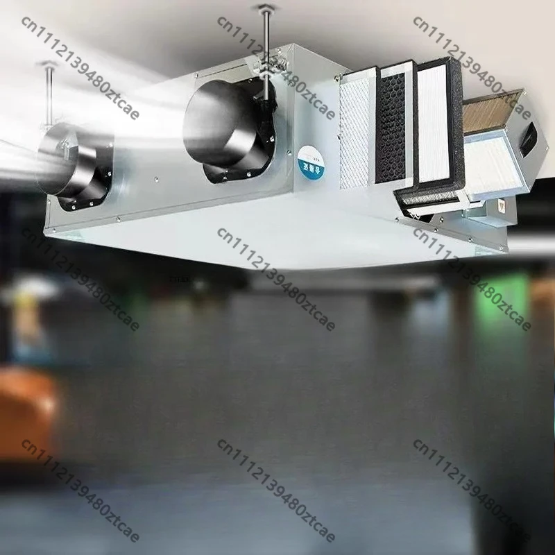 Bidirectional Flow Fresh Air Fan Full Heat Recovery Exchanger Ventilator Commercial Indoor Air Circulation Ventilation Equipment