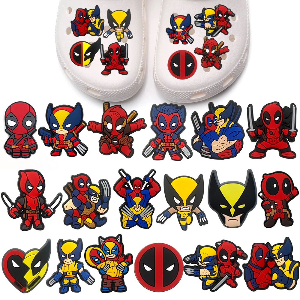 9-28Pcs Hot Toys Cartoon Series Shoe Charms For Slides Clog Sandals Shoes Decorations Accessories For Christmas Birthday Gifts