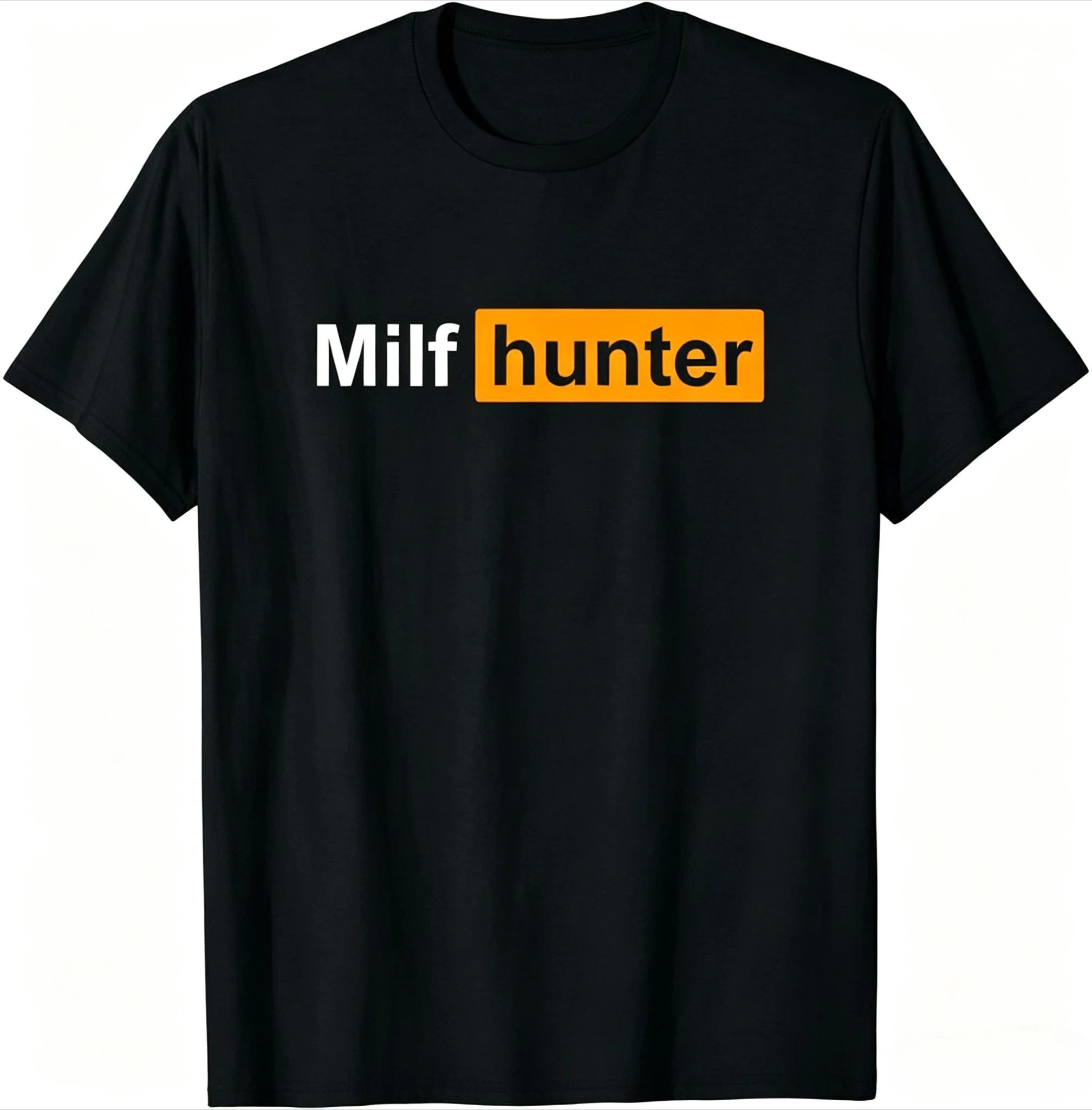 Asian Size MILF Hunter Funny Adult Humor Joke for Men Who Love Milfs T-Shirt Men's Tops Graphic T Shirts Camisetas Streetwear