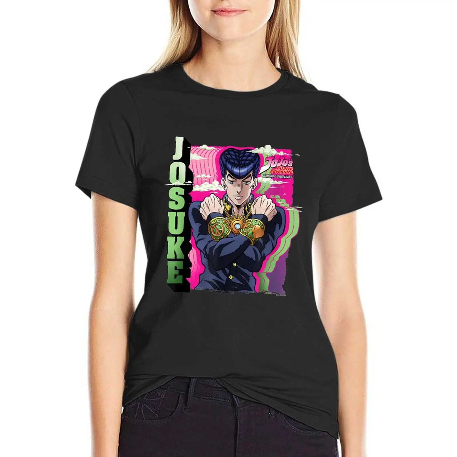 

JoJo's Bizarres Adventures Josukes Clouds Funny T-Shirt graphics vintage funny oversized clothes for woman