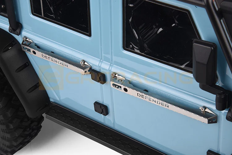 โลหะหน้าต่างด้านข้างโต๊ะพับ/หางโคมไฟ/ประตูอุปกรณ์เสริมสําหรับ 1/8 RC Crawler รถ Traxxas H8H Defender อะไหล่อัพเกรด