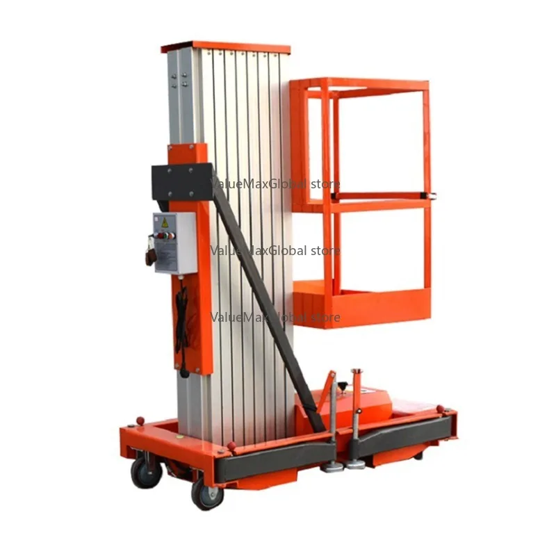 Safe & Stable Construction Aluminum Ladder Lift | Aerial Work Platform for Window Cleaning, Pickup & Aerial Operations