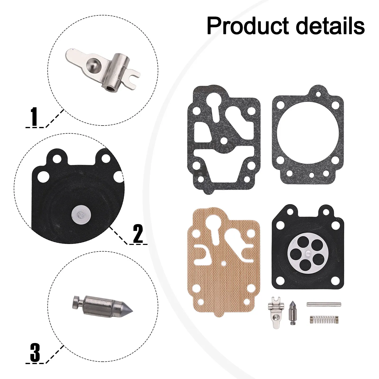 Ремкомплект мембраны карбюратора BC4125 BC4535 для ALKO, часть триммера для кустореза, 1 шт., простая установка