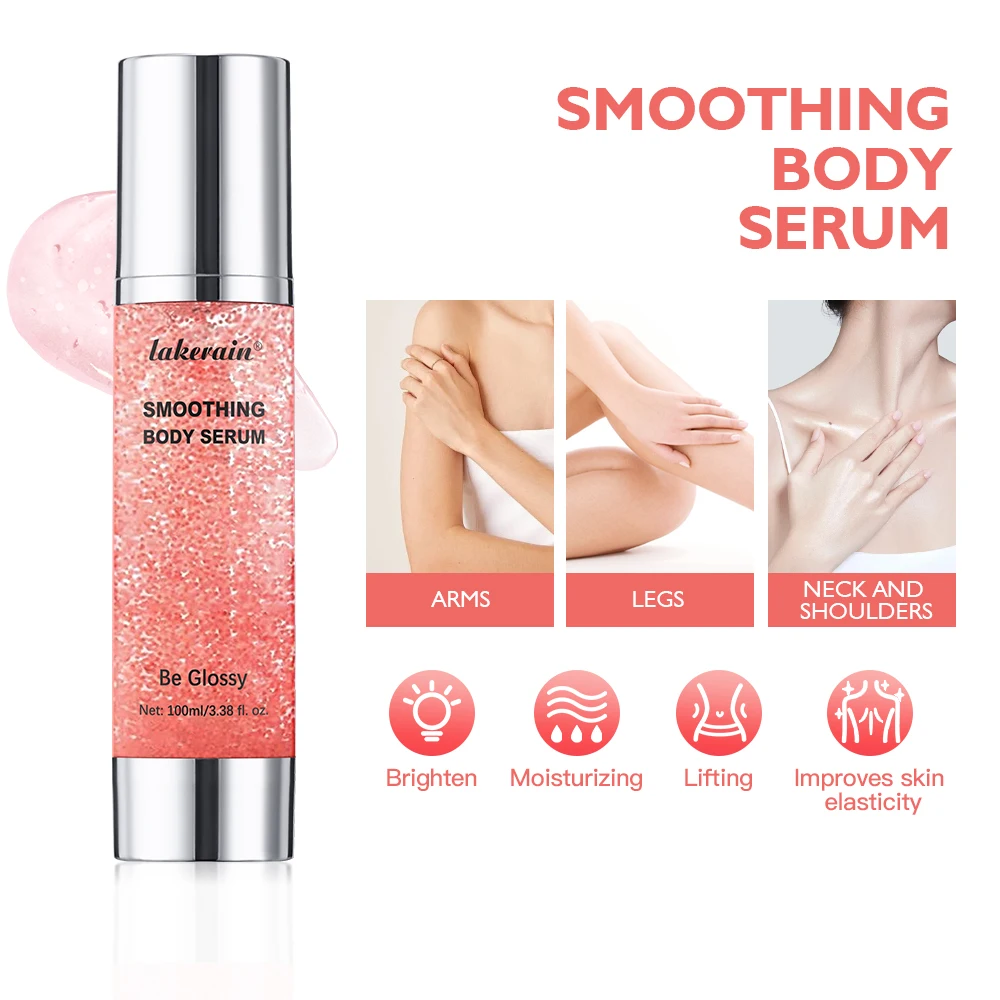Smoothing Body Serum Face Serum Moisturizing brightning Vitamin E Hyaluronic Acid Facial Serum Shrink Pores BGlossy Body Serum