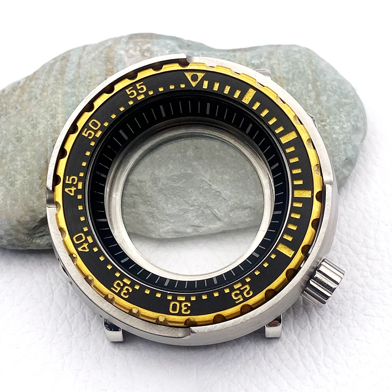 

Tuna Canned Watch Case NH35 Case Fit NH34 NH35 NH36 7S 4R Movement Transarent Case Back 20ATM Water Resistance Tuna Watch Cases