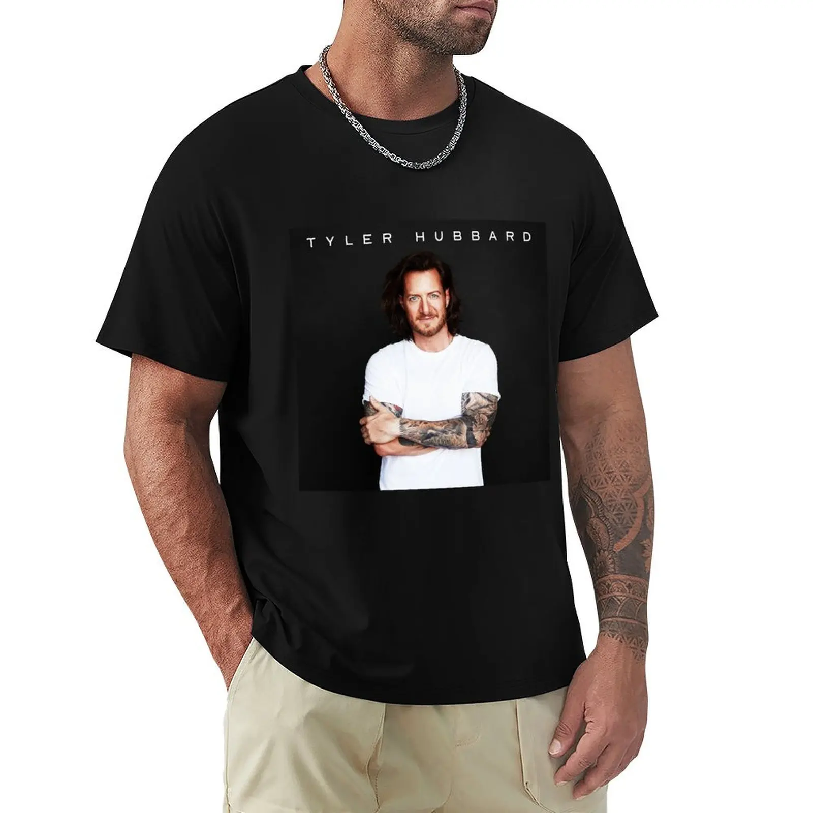 Tyler Hubbard T-Shirt Trendy Pattern T-Shirt for Men