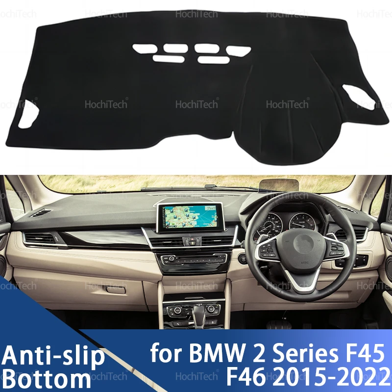 

Автомобильные коврики на приборную панель, чехлы для BMW 2 серии F45 F46 2015 2016 2017 2018 2019-2022, аксессуары для солнцезащитных козырьков