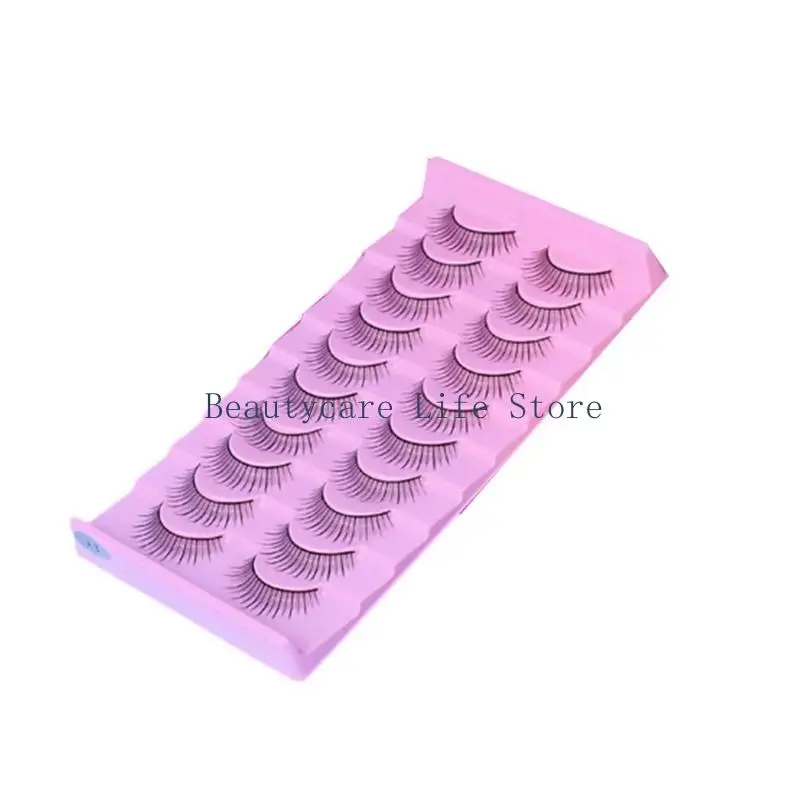652C 10 paires faux cils polyvalents pour diverses occasions, démarquez-vous dans foule