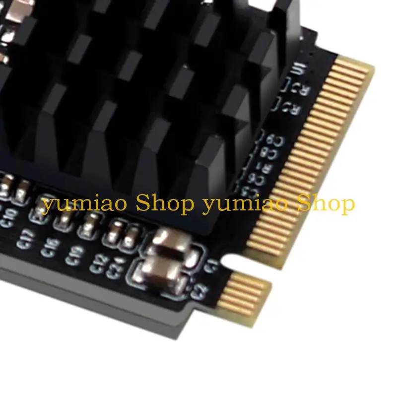 بطاقة توسيع 587B Dual -Port USB NVME PCIE إلى USB محول 10 جيجابت في الثانية ASM3142