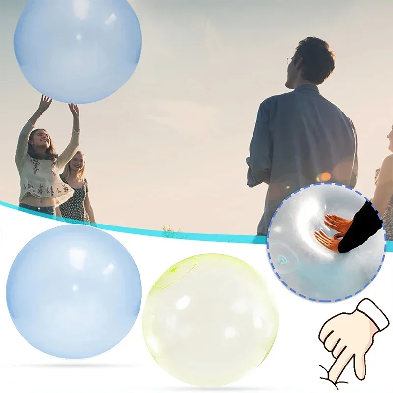 Wassergefüllter Bubble Ball: Aufblasbares Gummi-Outdoor-Spielzeug für Kinder, perfekt für Babypartys, Spaßpartys & Spiele – Detail 10