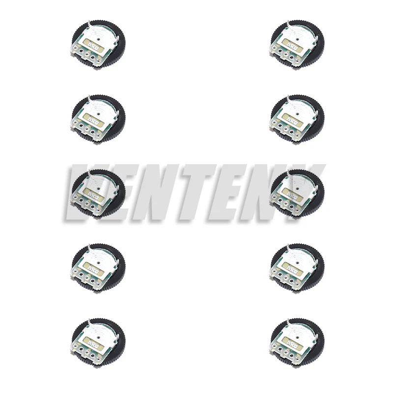10pcs Single Gear Dial Potentiometer 20K 50K 100K 1K 5K 10K Ohm Volume Switch Disk B102 B502 B103 B203 B503 B104 Radio MP3/MP4