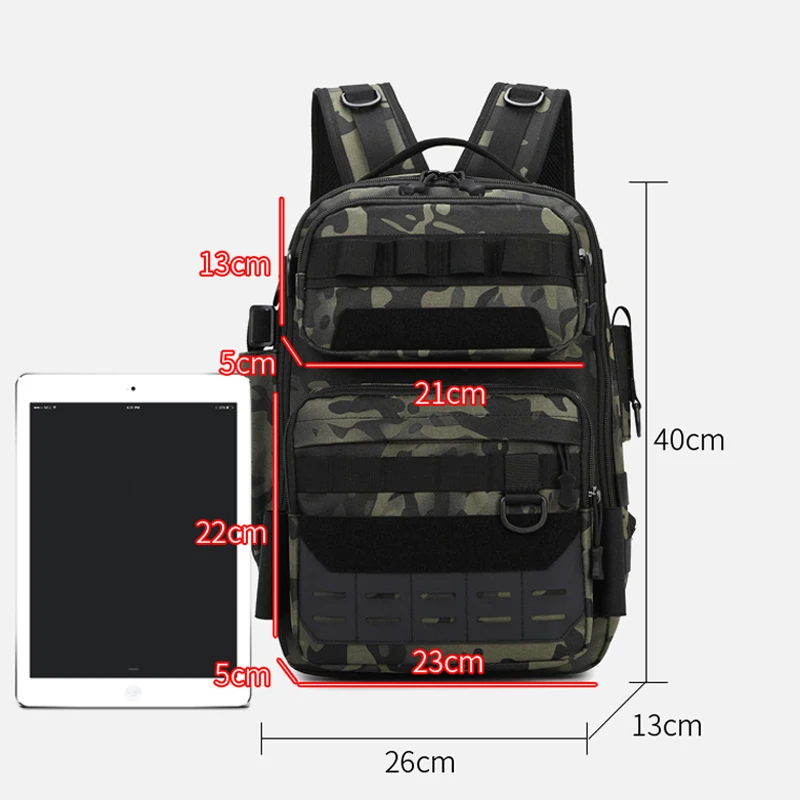 

Outdoor Tackle Backpack for Climbing Cycling Large Capacity Sports Bag Hiking Camping Fishing Mountaineering Luggage Rucksack