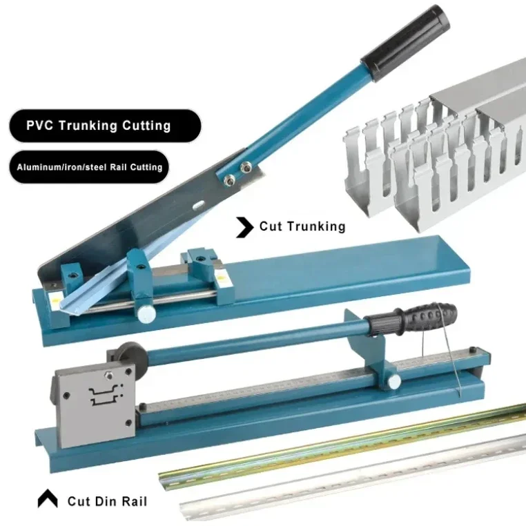 DC-35 rail cutting tool, trunking aluminum/steel track cutting machine for air switch fixed track