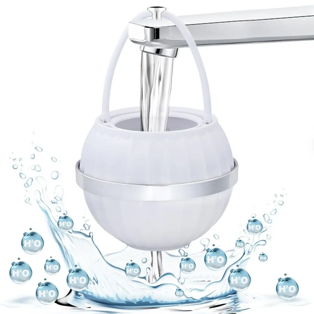 Filtro de agua de bañera de plástico portátil, Material PP, diseño a prueba de salpicaduras, filtración de 10 etapas, filtro de grifo multifuncional