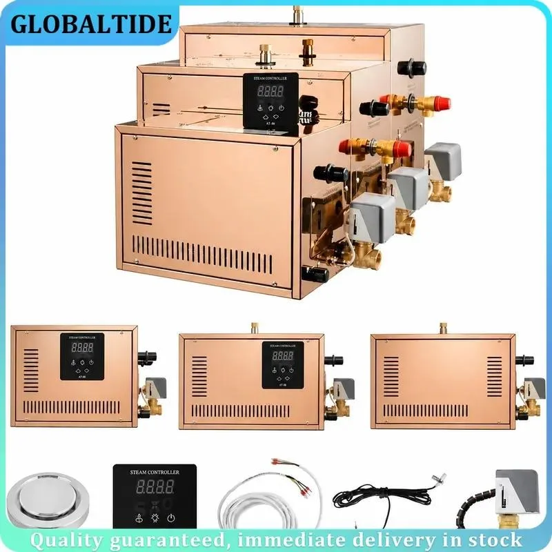 Automatic Stainless Steel Steam Generator Automatic Descaling Sauna Room Steam Bath Machine for Spa Room Digital Controller