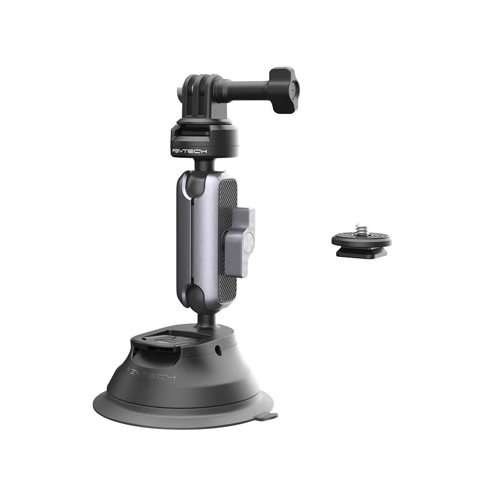 PGYTECH CapLock Saugnapf Autohalterung 360° ° Rotation für DJI OSMO Action POCKET 3 Gopro 12 10 9 mit 1/4 Standardadapter – Detail 8