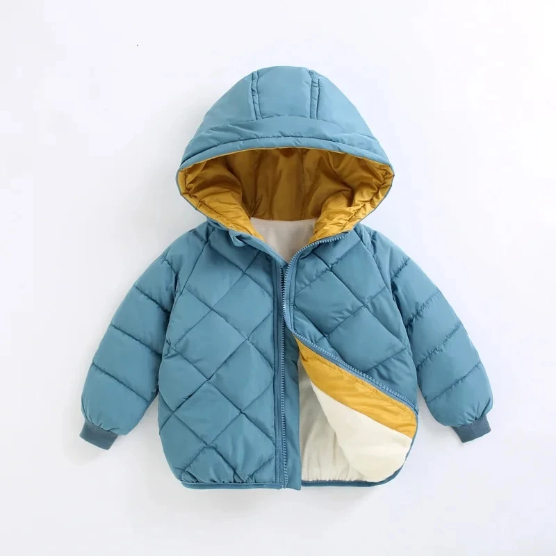 Casual Baby Girls Winter Clothes Kids Light Down Coats with Hoodie Spring Girl Jacket Toddler Children Clothing for Boys Coat