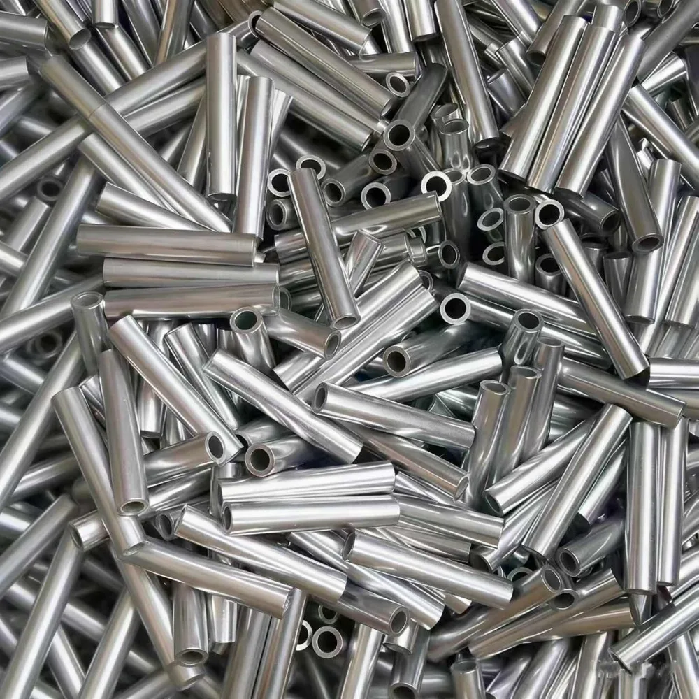 Industrial Round Hollow Aluminum Alloy Tube 6061 6063 Material 500mm Long Wall Thickness 0.2‑2.5mm Processable Aluminum Pipe
