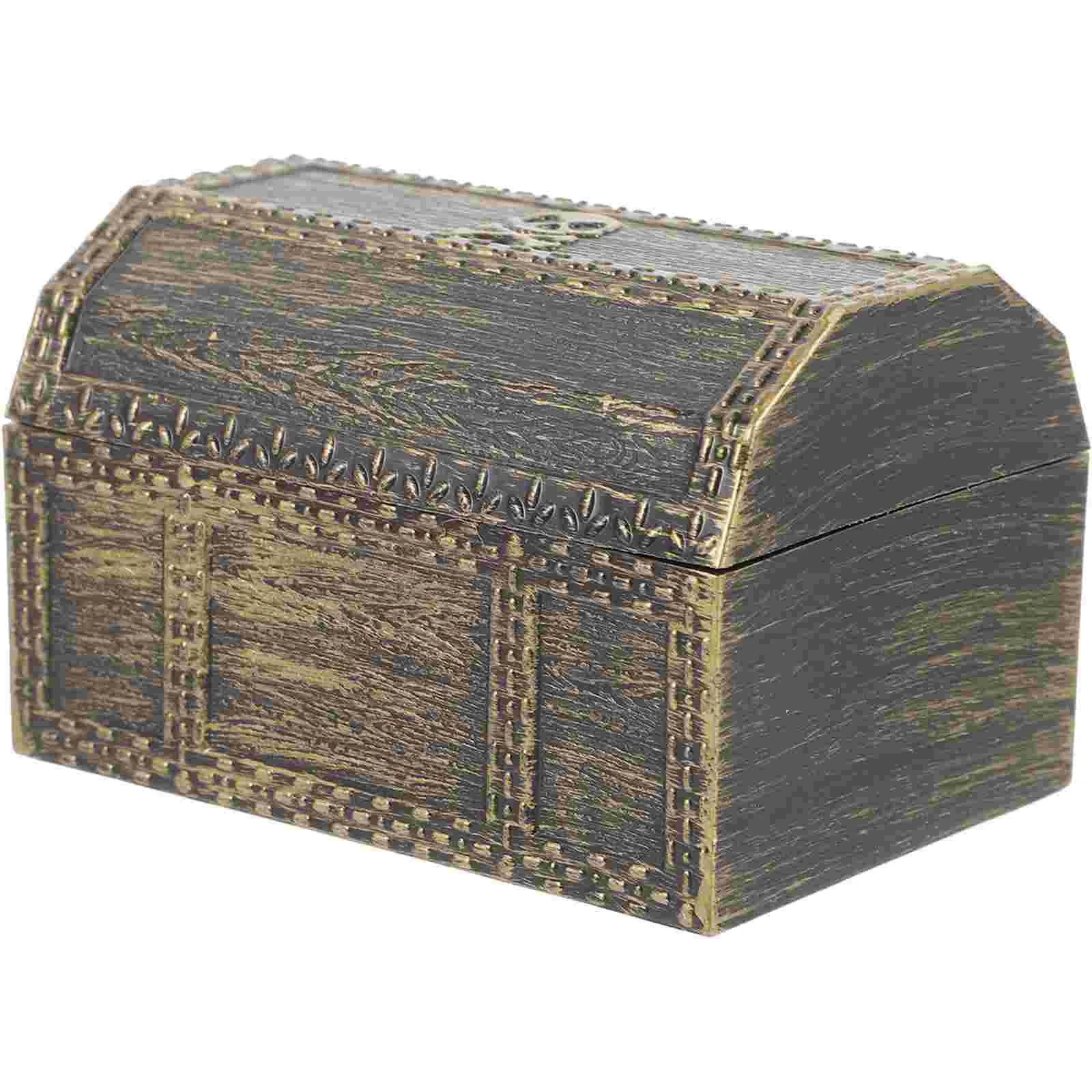 

Toy Pirate Treasure Hunting Box Children's Retro Storage Decoration Party Favor Decorate Plastic Chest Supplies
