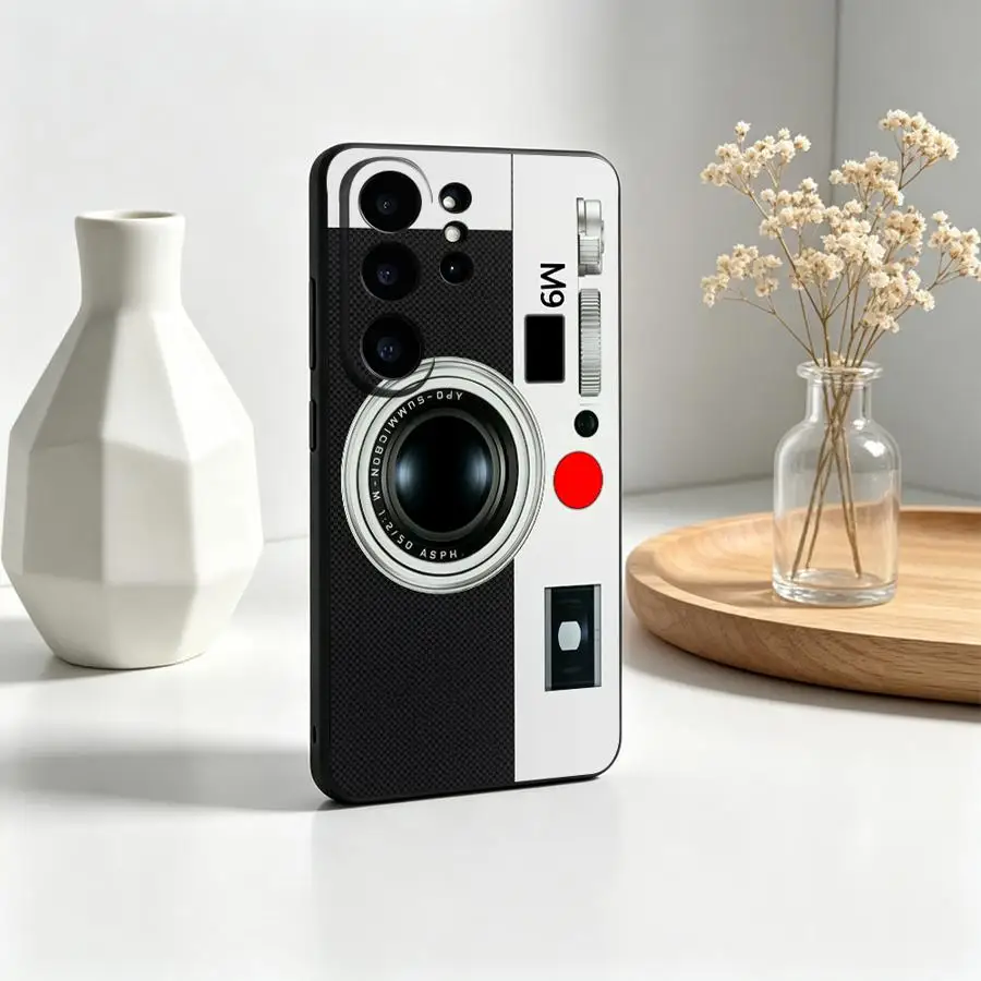 Phone Cover Case for Samsung Galaxy S26 Ultra S25+ S24+ S26+ S23 S24 S20 Note 20 8 9 10 S21 FE S10 S9 Vintage Film Camera
