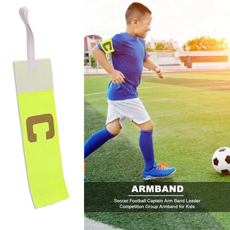 Durable Armband Classic Delicate Kids Child Elastic Soccer Football Captain Armband Leader Competition Arm Band