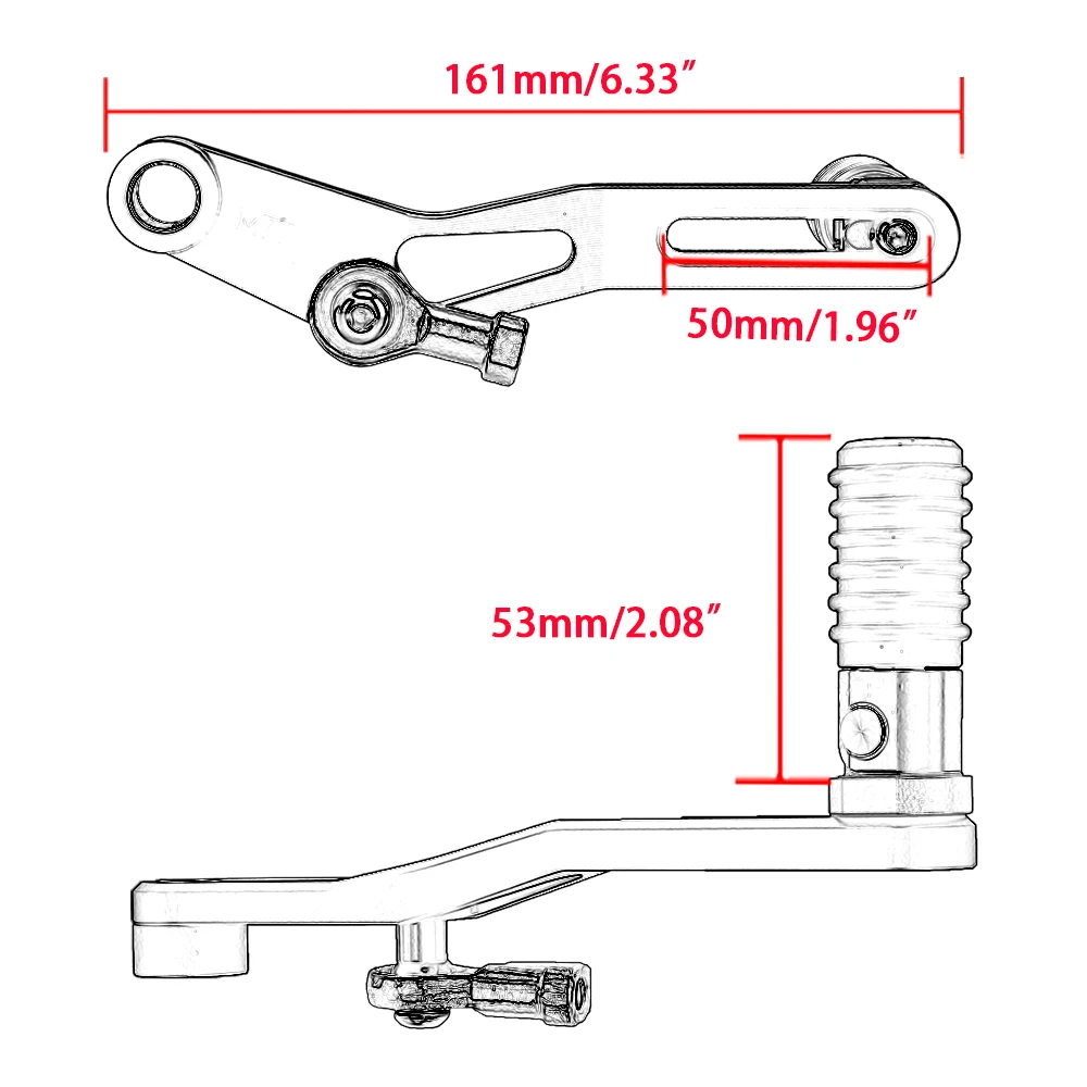 Motorcycle Adjustable Folding Gear Shifter Shift Pedal Lever Fits For YAMAHA MT-07 Tracer FZ-07 XSR700 2014-2020