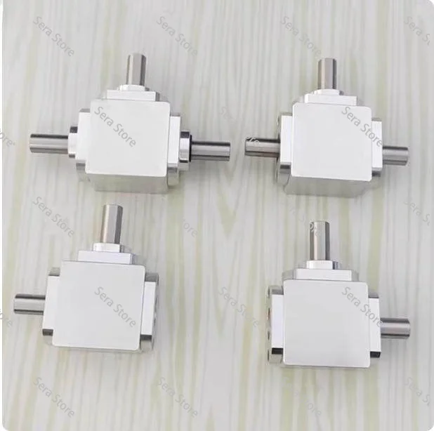 Small 1:1T type cross commutator shaft diameter 10 right angle transmission gearbox bevel gear box rotating shaft diameter 10mm