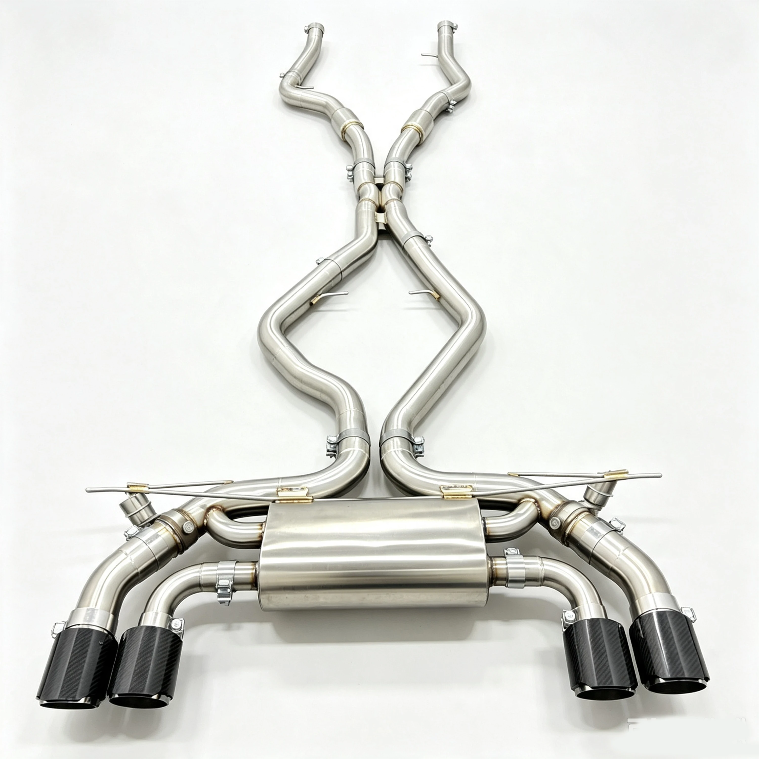 ACE Supported SS304 Valvetronic Exhaust System for BMW X5M X6M F85 F86 - Stainless Steel Muffler Valved Catback Performance Upgr
