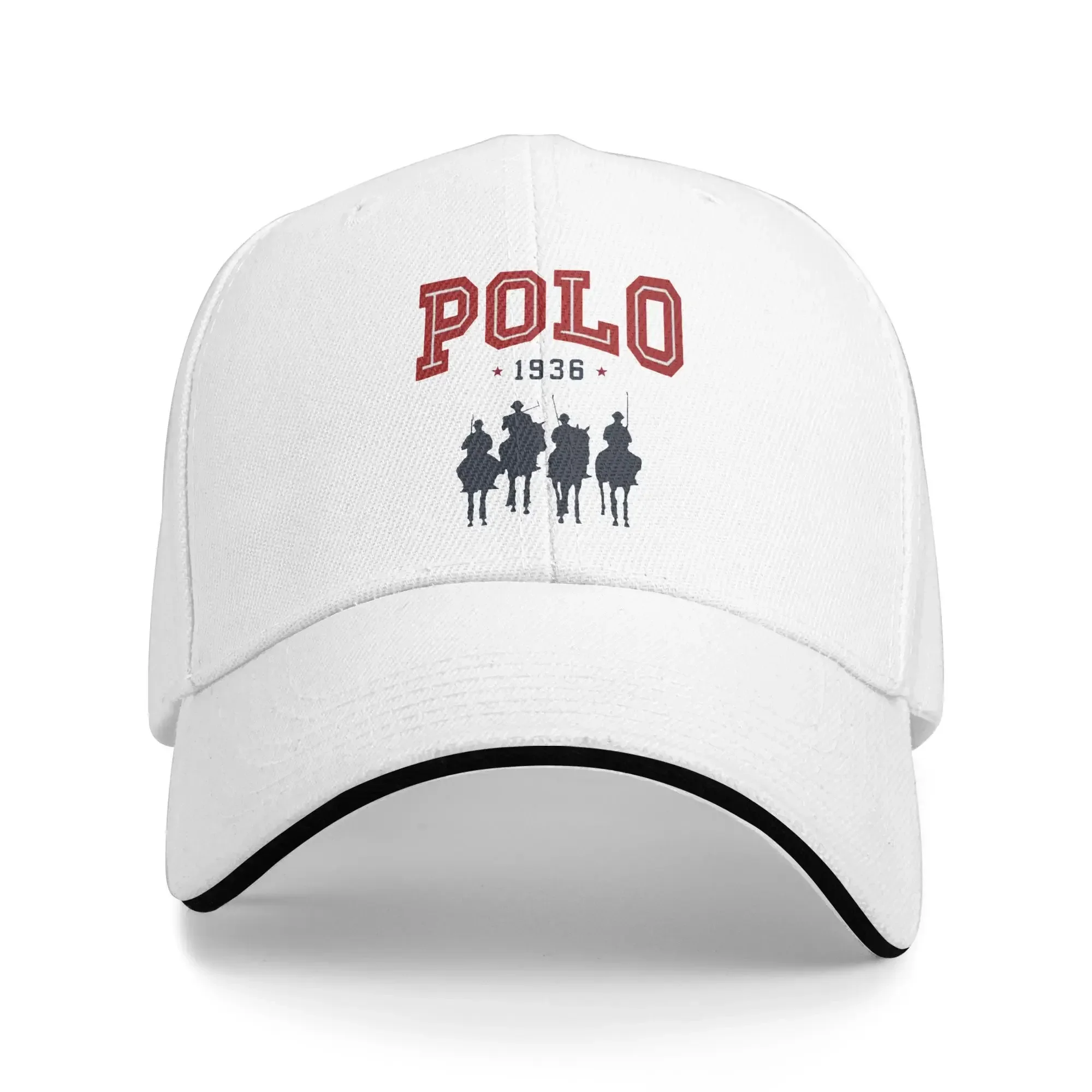 New Fashion Dark Blue Four Horsemen Ride 2025 Red P-POLOS EST.1936 Custom Baseball Caps Men  Adult Female Beach Golf Hat Trucker