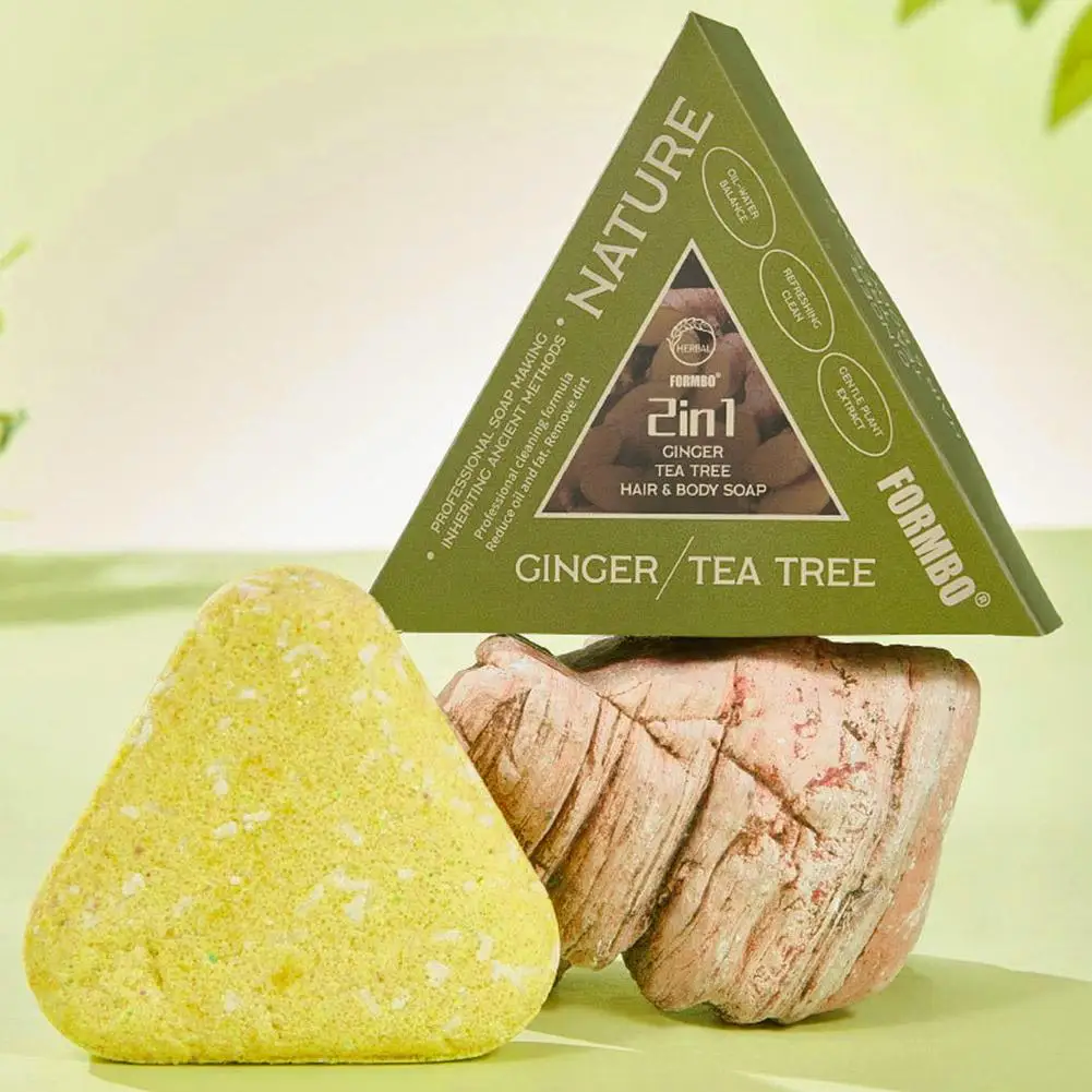 Usman Grass Shampoo Soap Cypress Leaf Polygonatum Herbal Plant Extract Refreshing Clean Oil Control