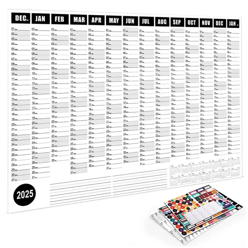 

Agenda Schedule 2025 Wall Calendar Planner 365 Days Organizing Planning 2025 Wall Hanging Calendar Memo Pad To Do List