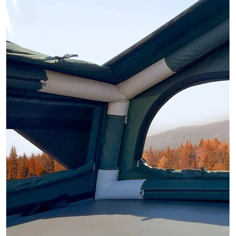 Multifunctional Waterproof Inflatable Car Rooftop Tent 2-3 People Overland Camping Accessories
